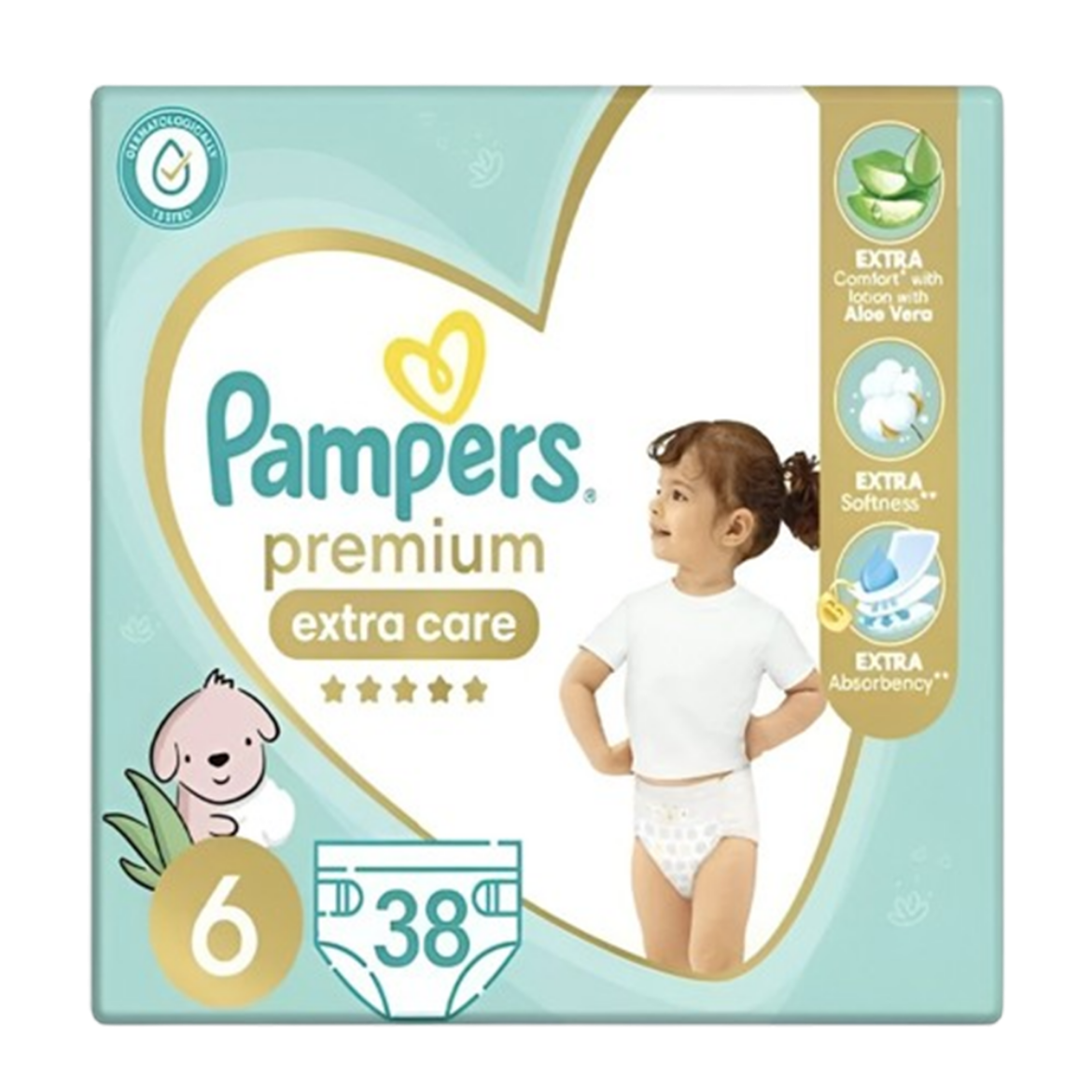 Picture of Pampers Premium Care 38 Diapers Size 6