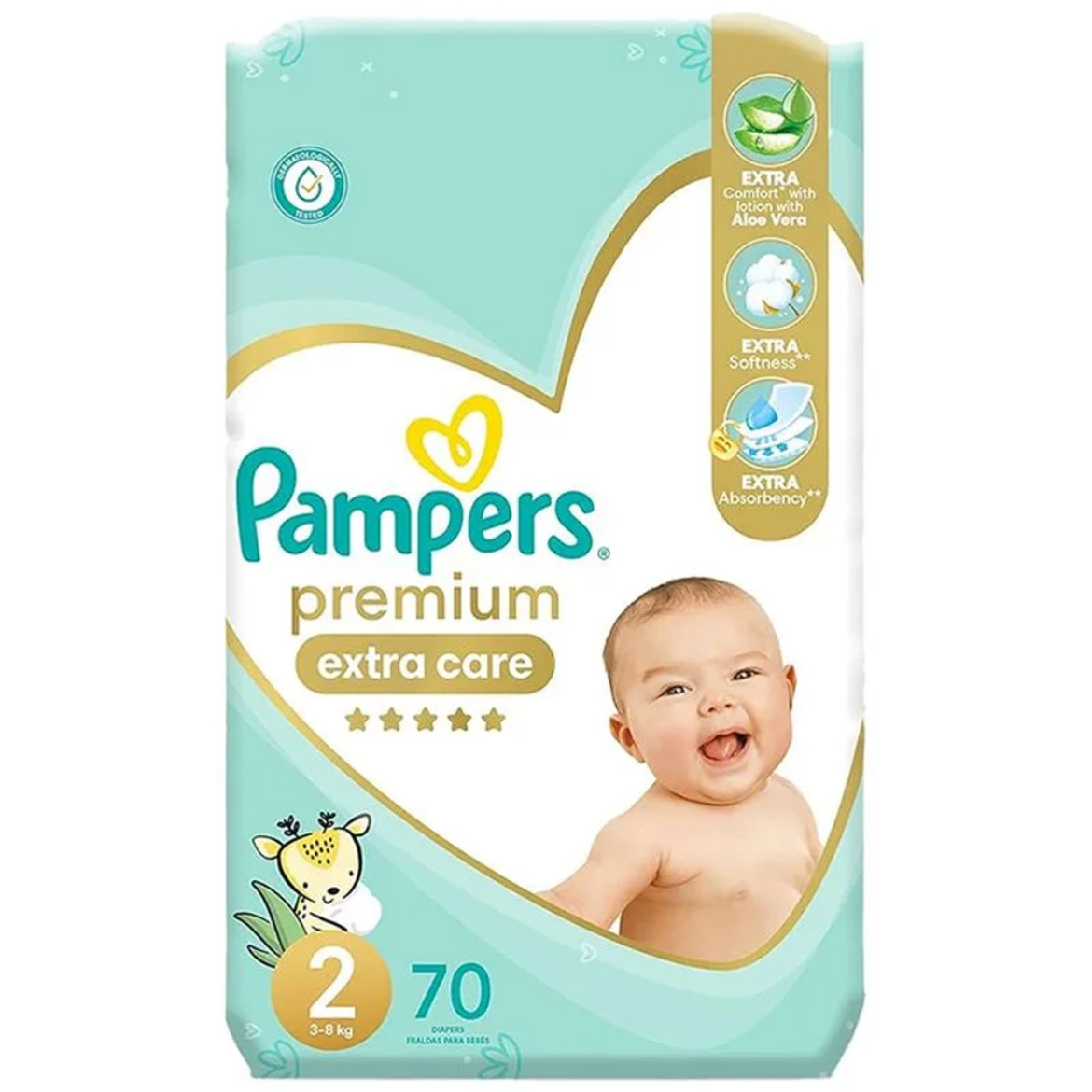 Picture of Pampers Premium Care 70 Diapers Size 2