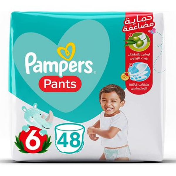 Show details for Pampers Jumbo Pants Size6 48 Diapers Picture of Pampers Jumbo Pants Size6 48 Diapers
