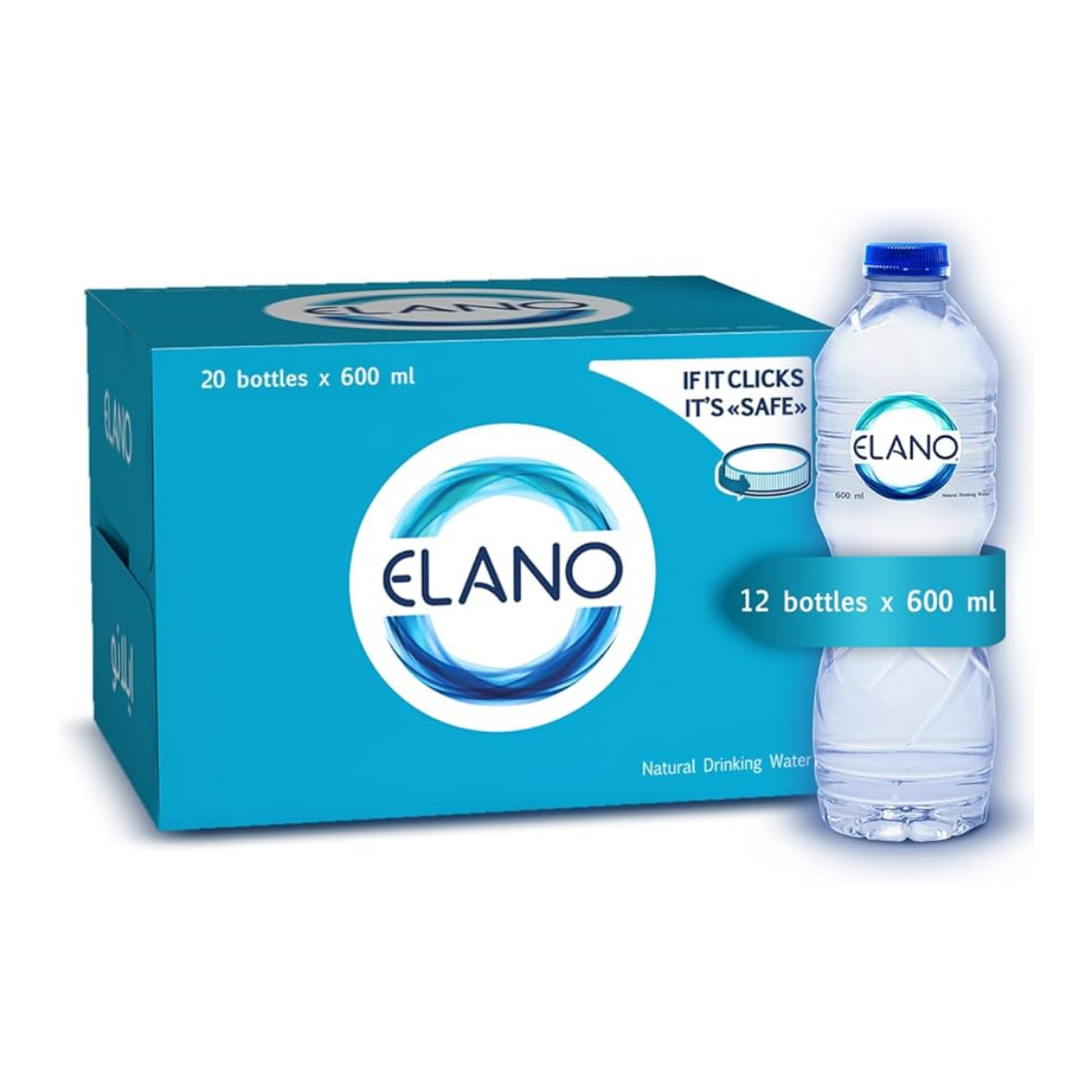 Picture of Elano Natural Drinking Water - 600 ml - 20 Pieces