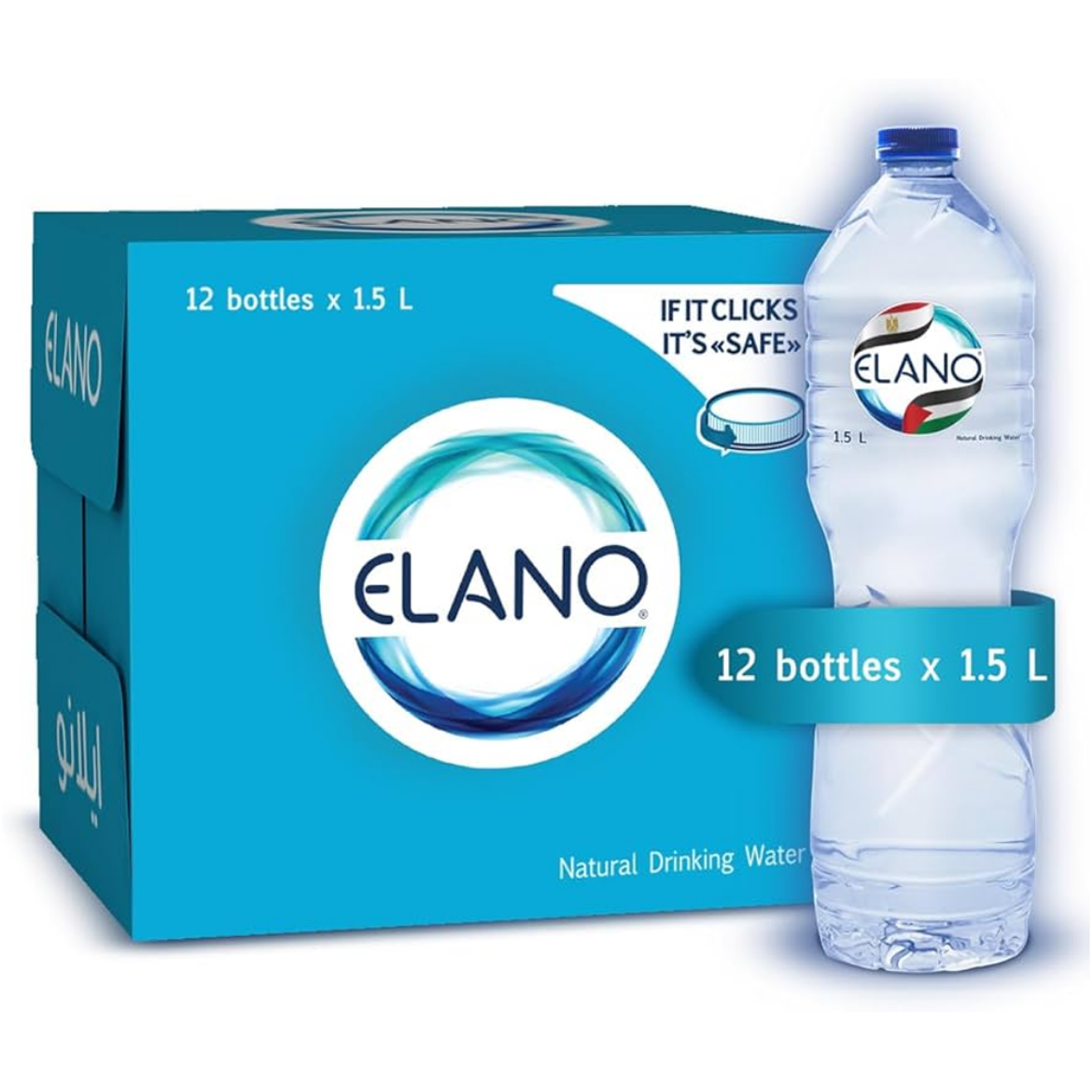 Picture of Elano 1.5L Mineral Water (Kg X 12)