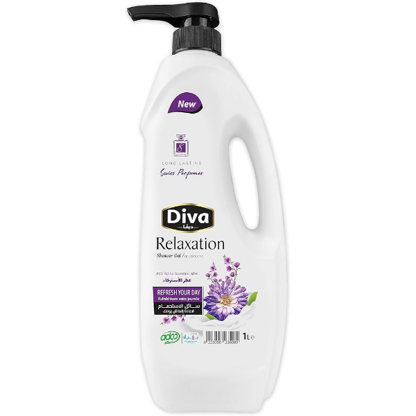 Show details for Diva Relaxing Perfume Shower Gel 1L Picture of Diva Relaxing Perfume Shower Gel 1L