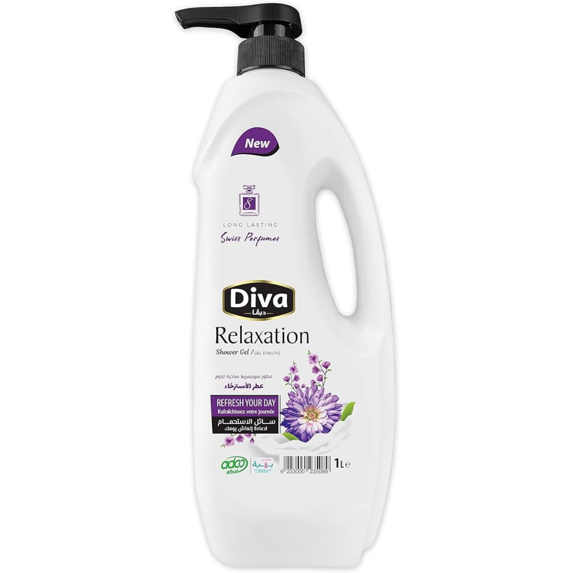 Picture of Diva Relaxing Perfume Shower Gel 1L