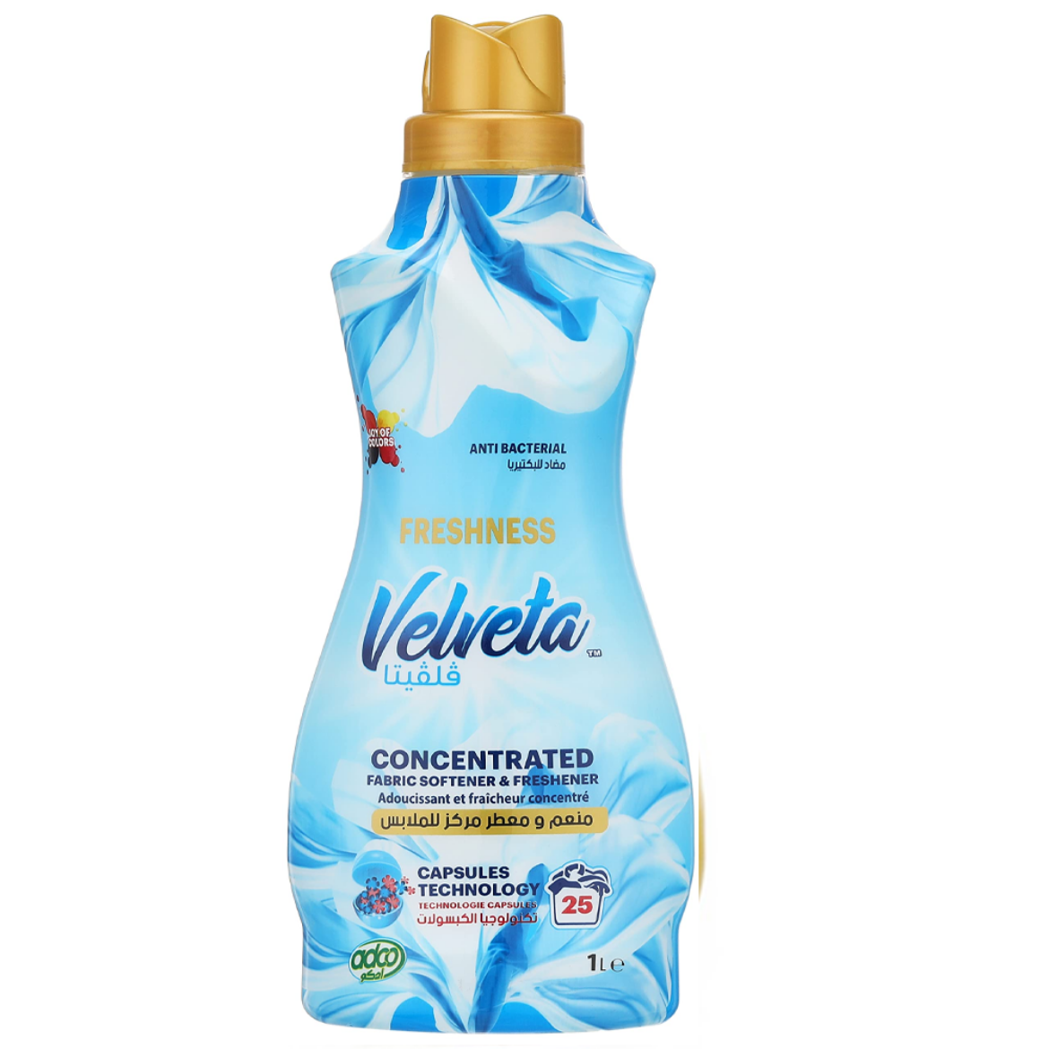 Picture of Velveeta Fresh Concentrated Fabric Softener 1L