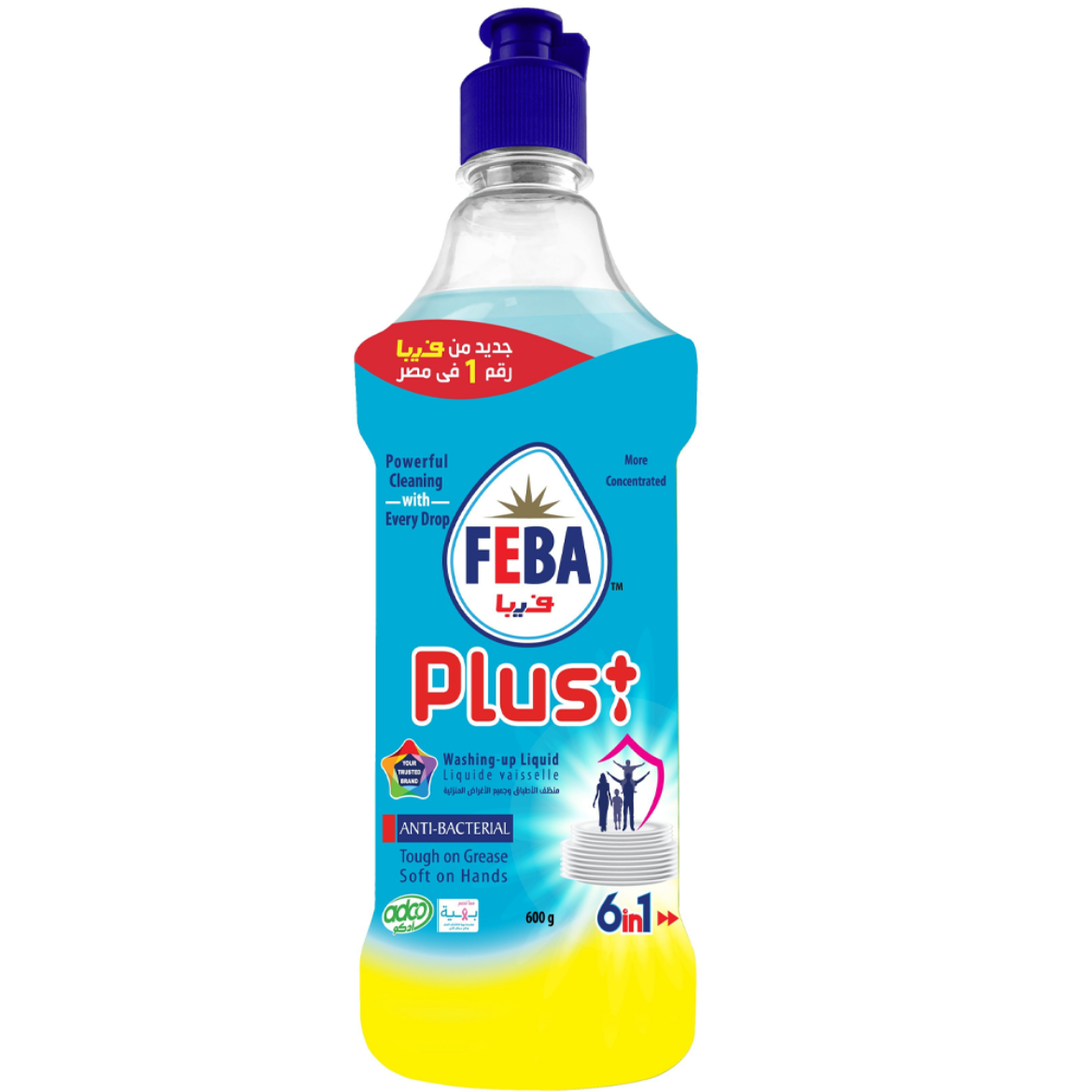 Picture of Feba Plus Anti-Bacteria 600 ml