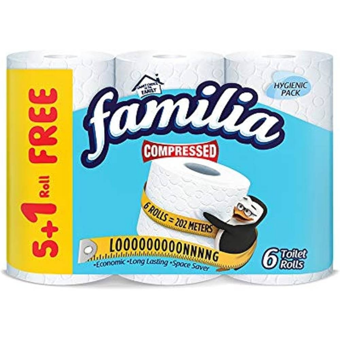 Picture of Familia Compressed Toilet 6 Rolls