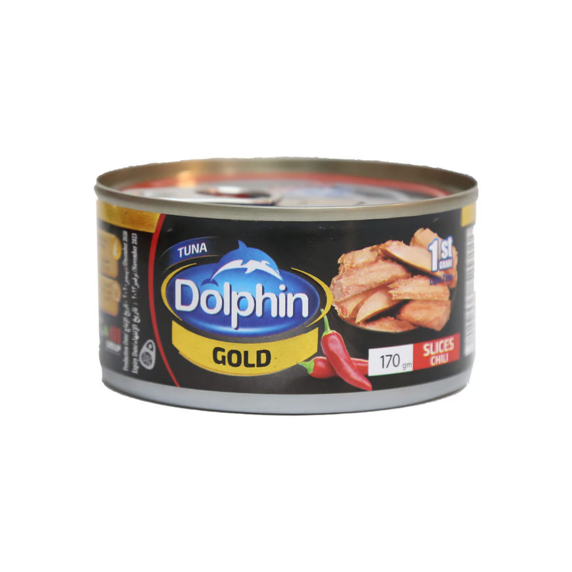 Picture of Dolphin Tuna Slices  Easy Hot Pepper 170g