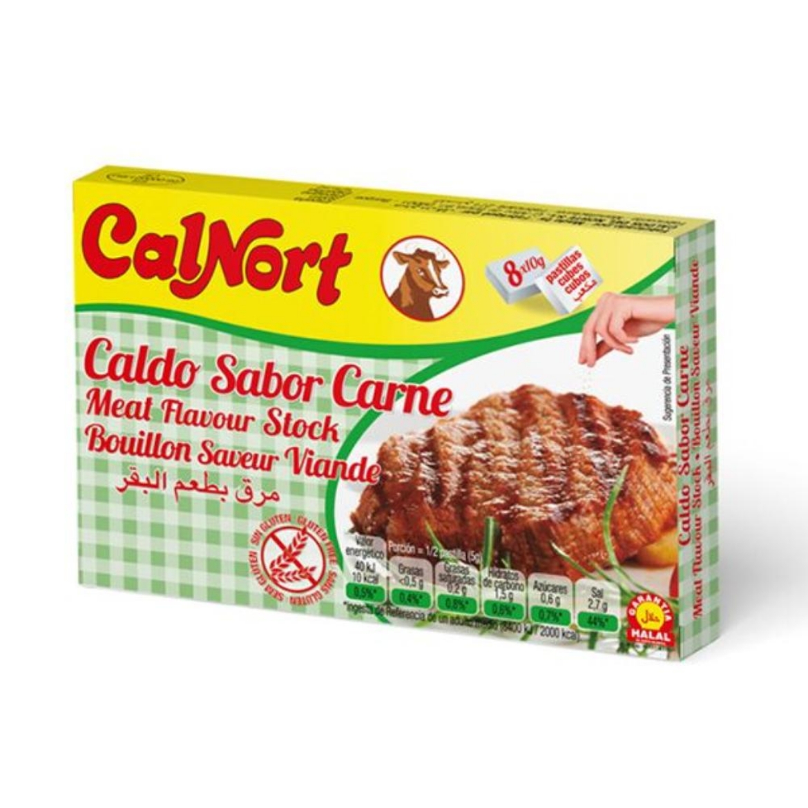 Picture of Calnort beef stock 8 cubes 80g