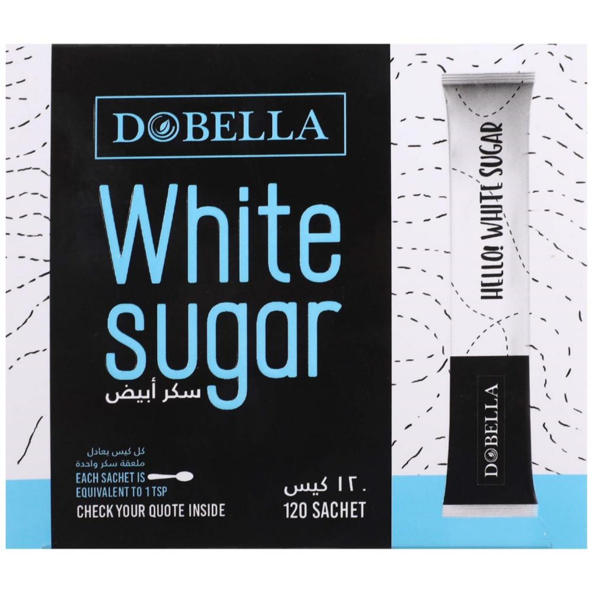 Picture of Dobella white sugar 120 bags