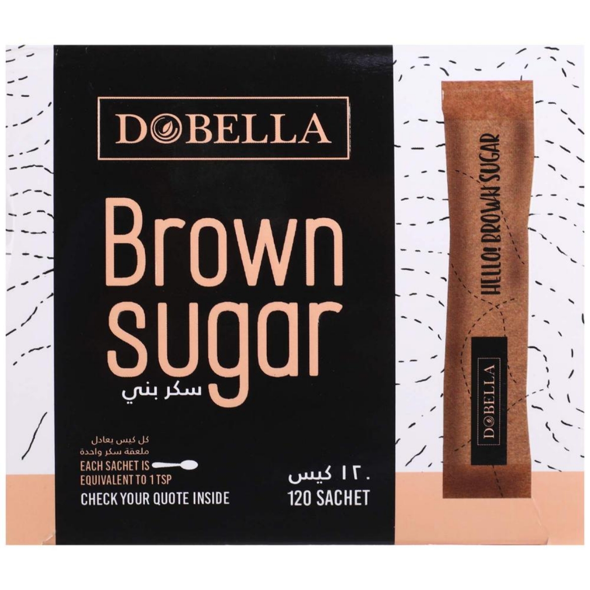 Picture of Dobella brown sugar 120 sachets