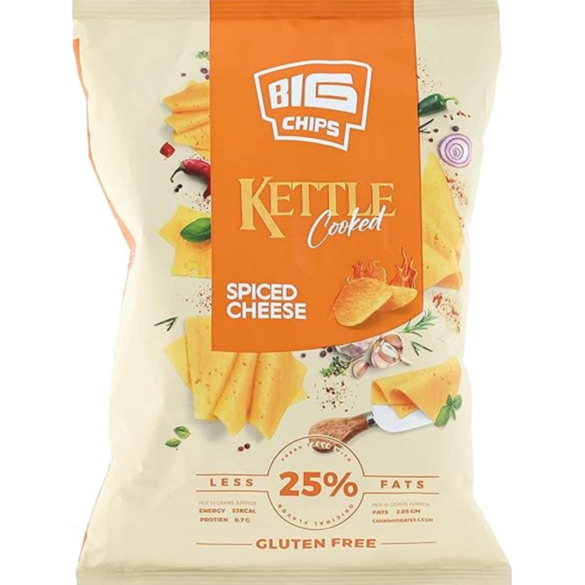 Picture of Big Chips Spicy Cheese 92-102g