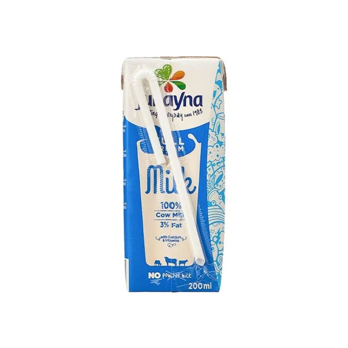 Picture of Juhayna Milk full cream Milk 200 ml
