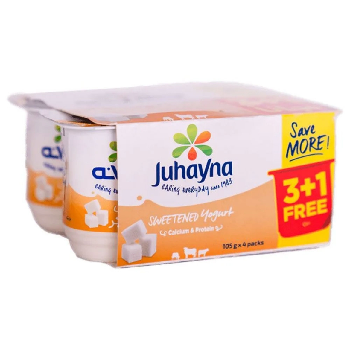 Picture of Juhayna  Yogurt Stirred  sugar 4pcs 105g