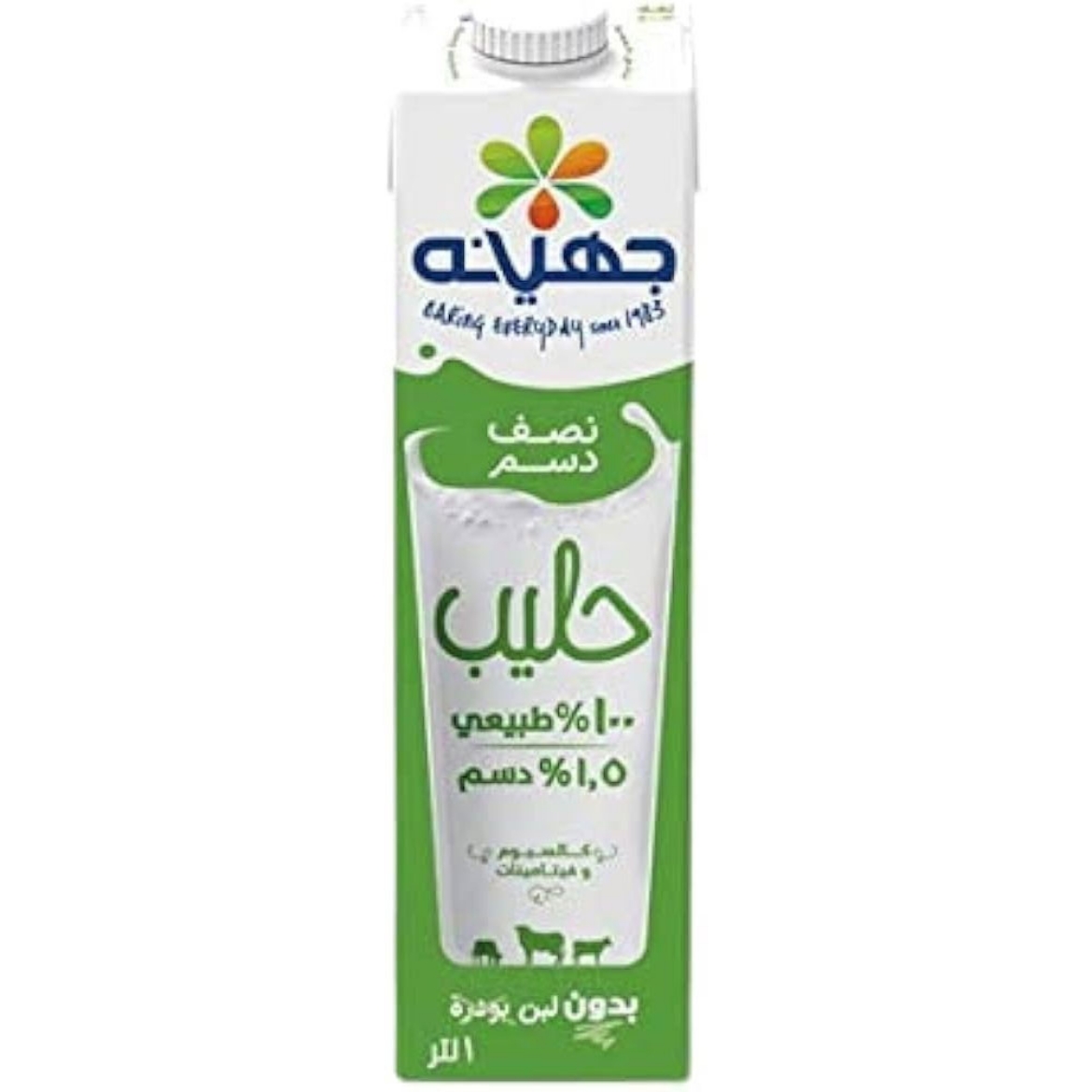 Picture of Juhayna Milk semi-skimmed 1L