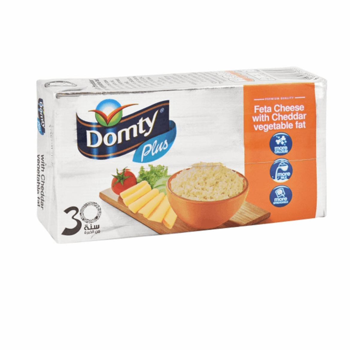 Picture of Domty  Cheese Feta  Cheddar Tetra Pak 250g