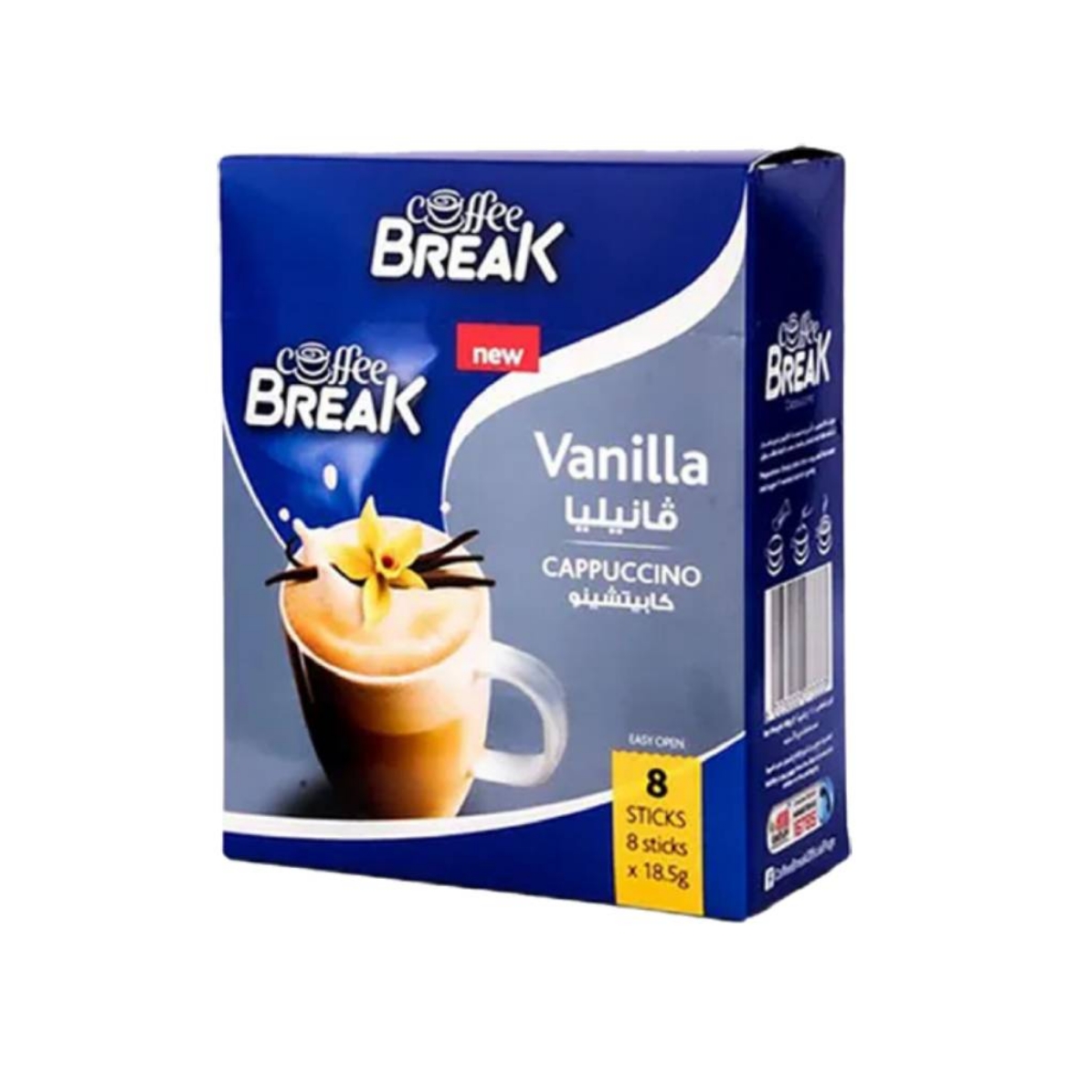 Picture of كوفى بريك كابتشينو فانيليا  12.5جم (ع×8)