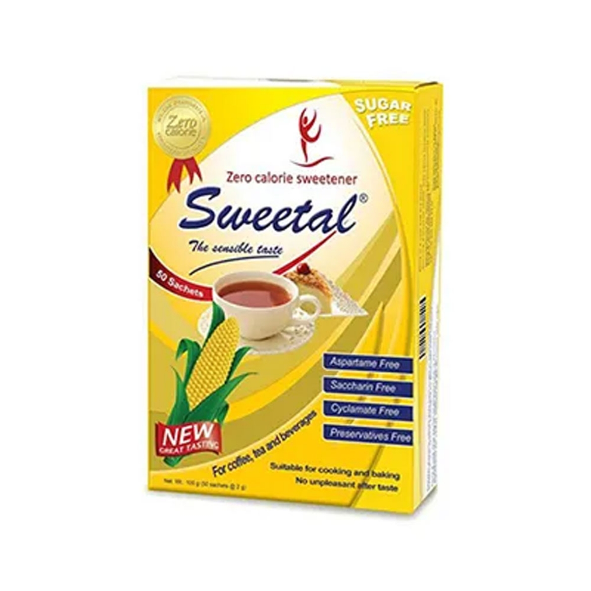 Picture of Sweetal Diet Sugar 50 Sachets 2g