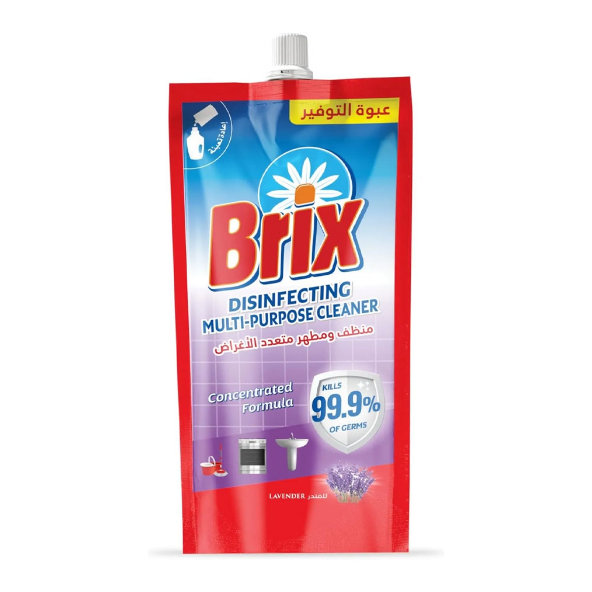 Picture of Brix Multi-Purpose Cleaner Lavender Bag 400ml