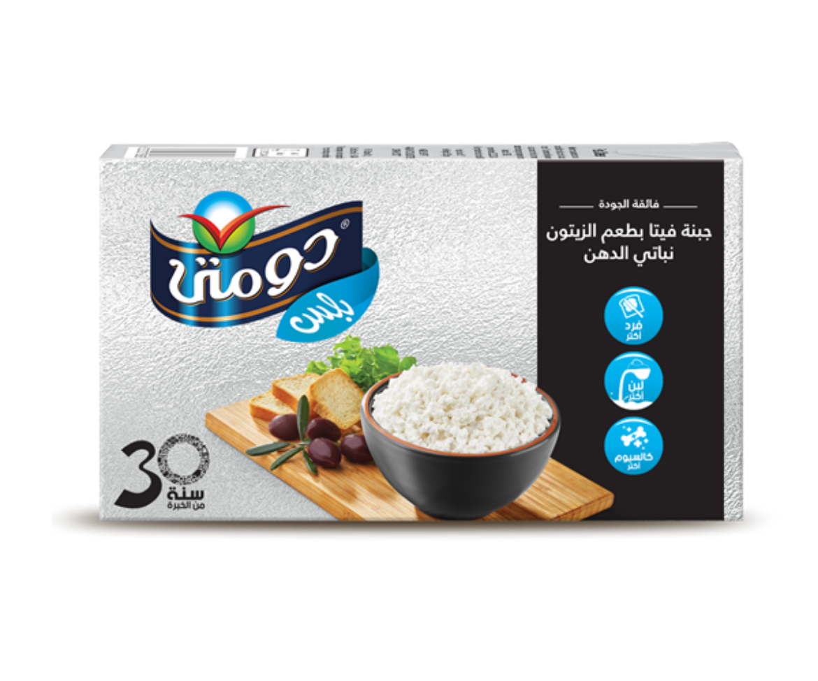 Picture of Domty Cheese Feta  Olive Plus Tetra Pack 125 gm
