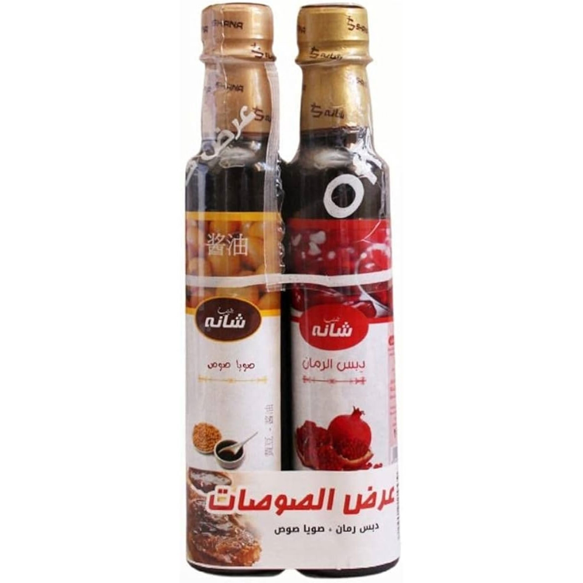 Picture of Shana Pomegranate Molasses 250g + Soy Sauce250g