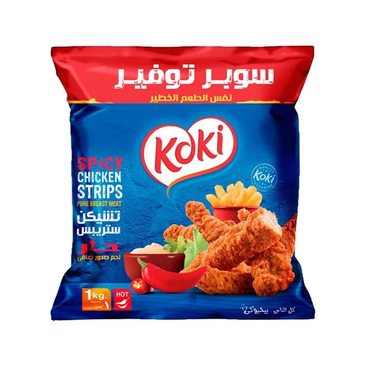 Picture of Koki Special Spicy Strips  Mega 1 Kg