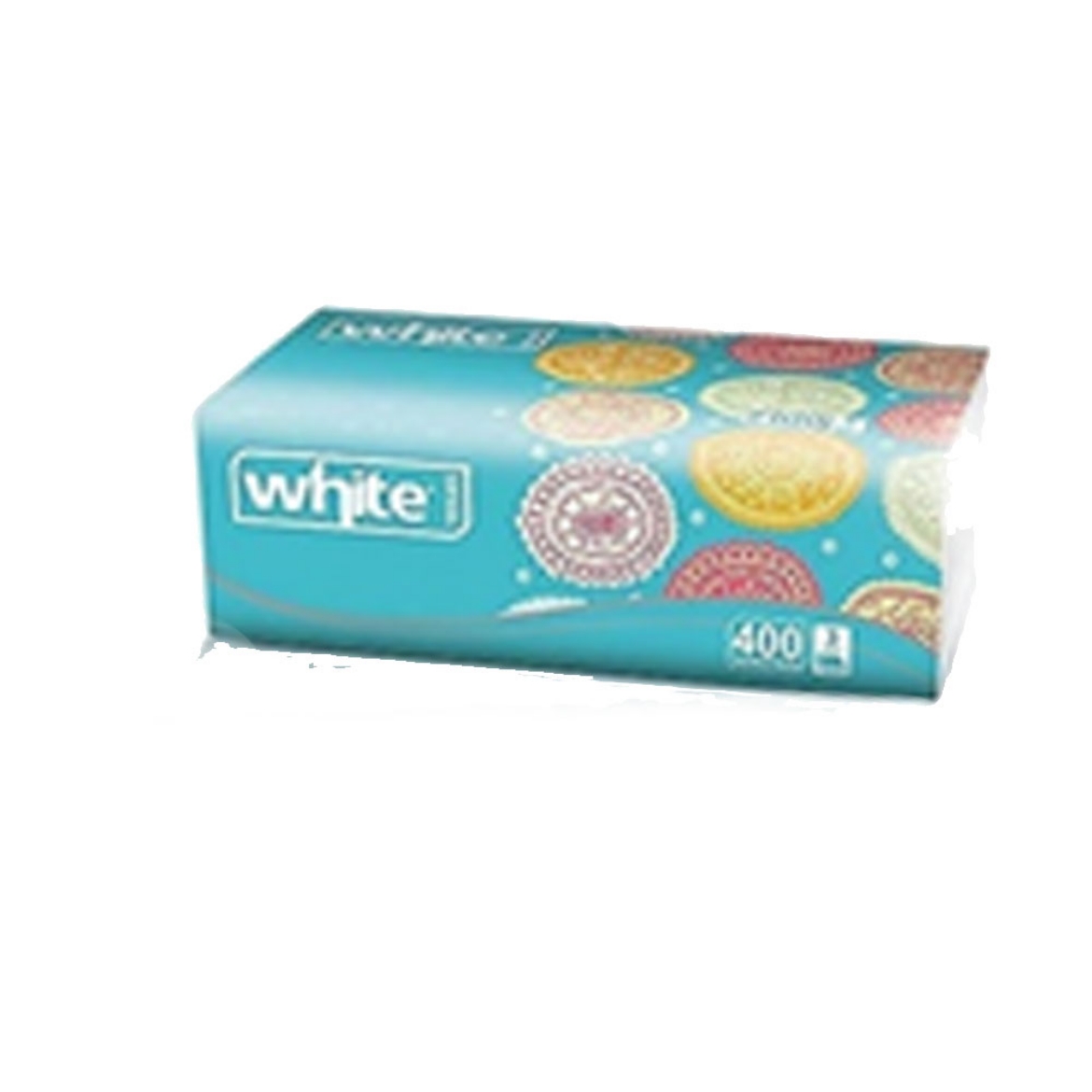 Picture of White facial tissues - 400 tissue