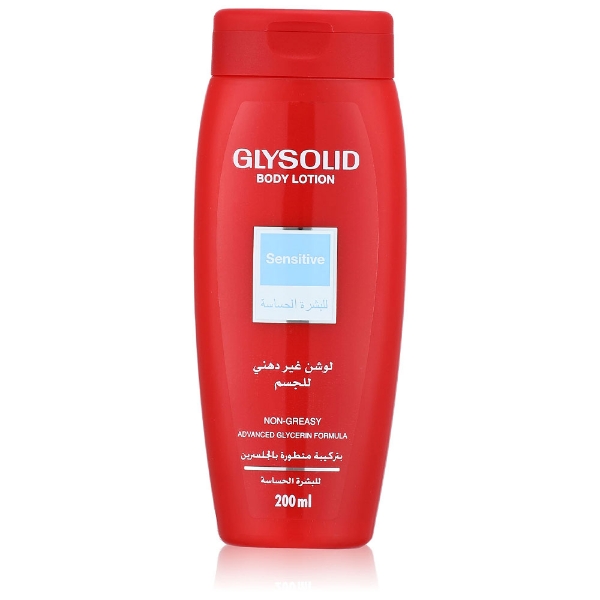 Show details for Glysolid lotion for sensitive skin 200 ml Picture of Glysolid lotion for sensitive skin 200 ml