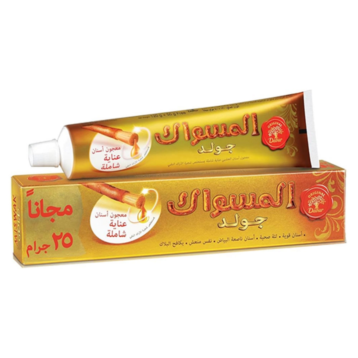 Picture of Miswak Gold Toothpaste Large 120 + 20 gm