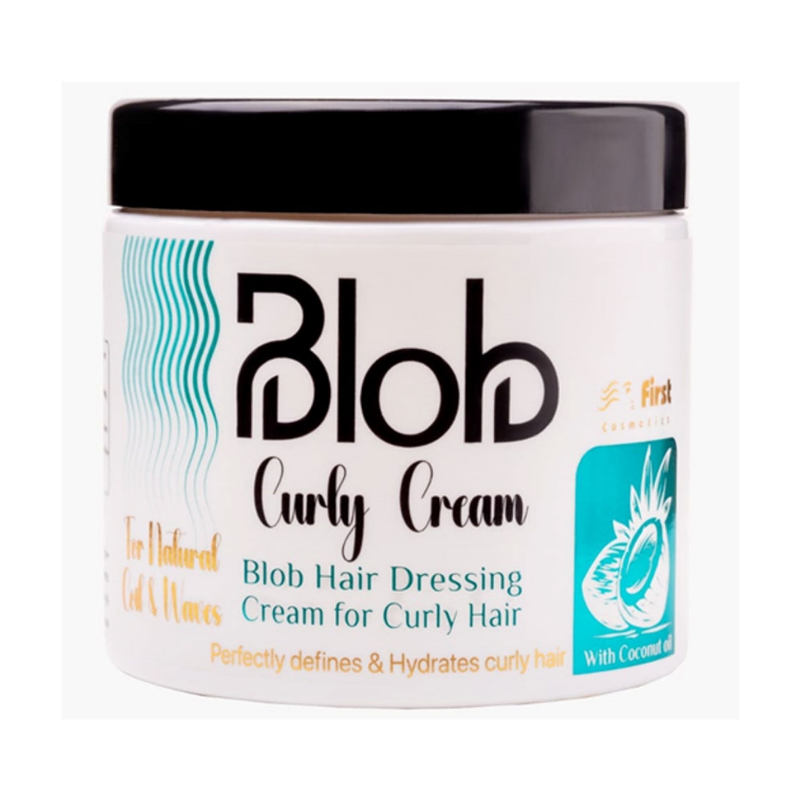 Picture of Blob cream green curly 300g