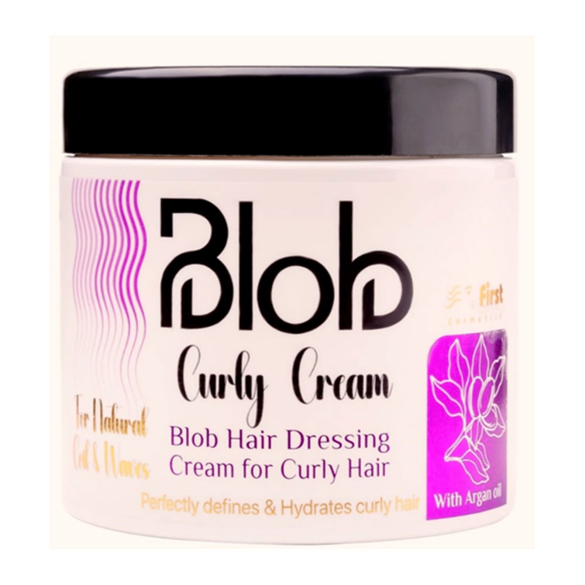 Picture of Blob Cream Curly Mauve 500 gm