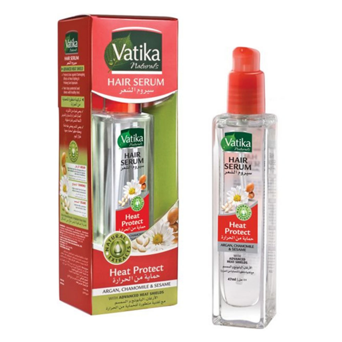 Picture of Vatika hair serum with argon, sesame and chamomile 47 ml