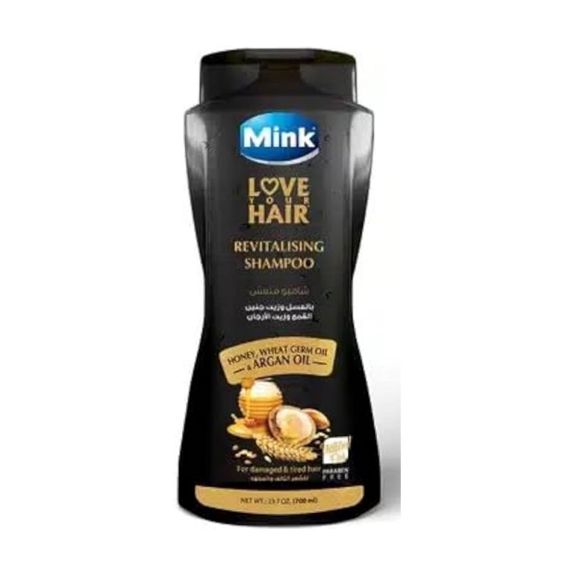 Picture of Mink shampoo with honey, wheat germ oil and argan oil 700 ml