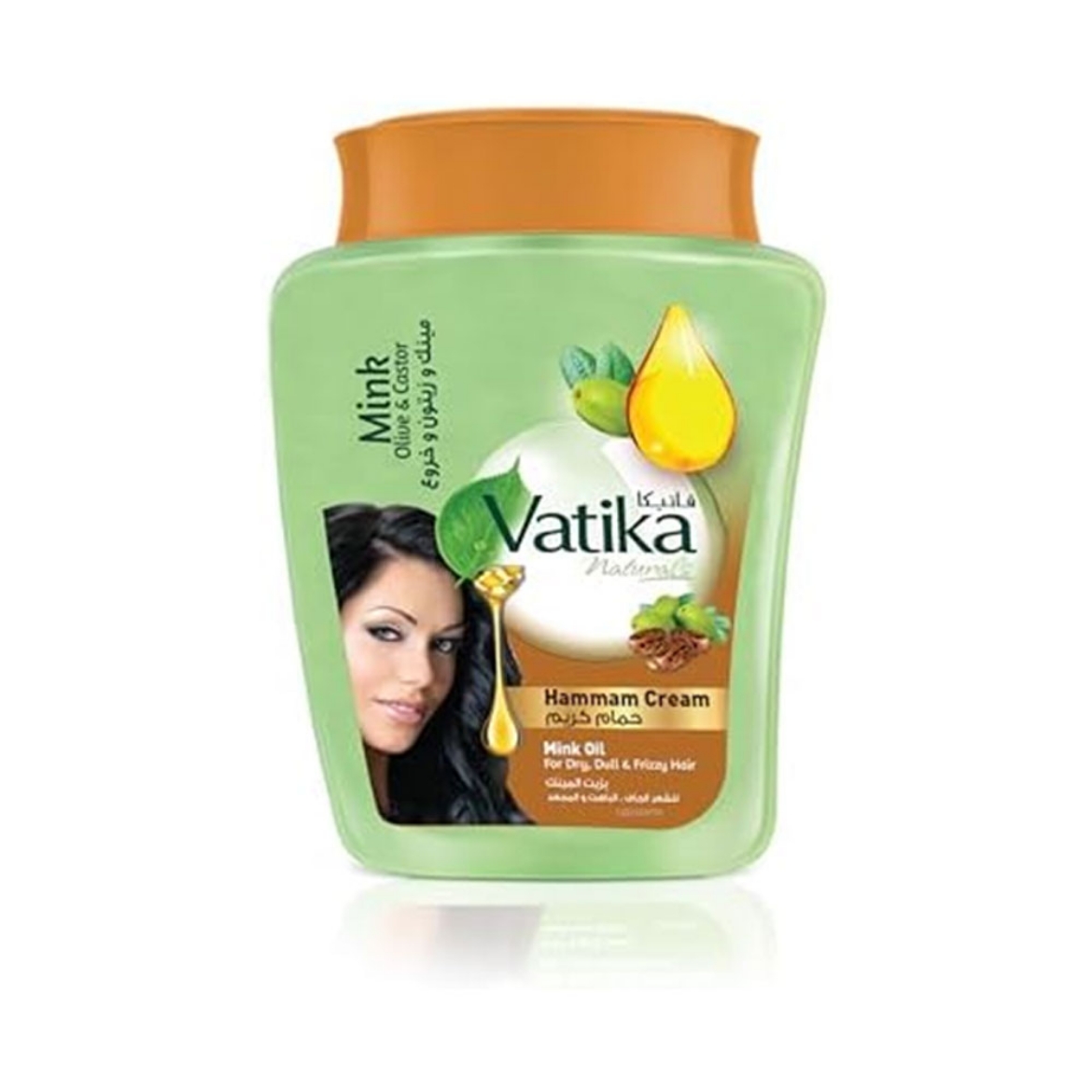 Picture of Vatika bath cream mink, olive and castor 225g