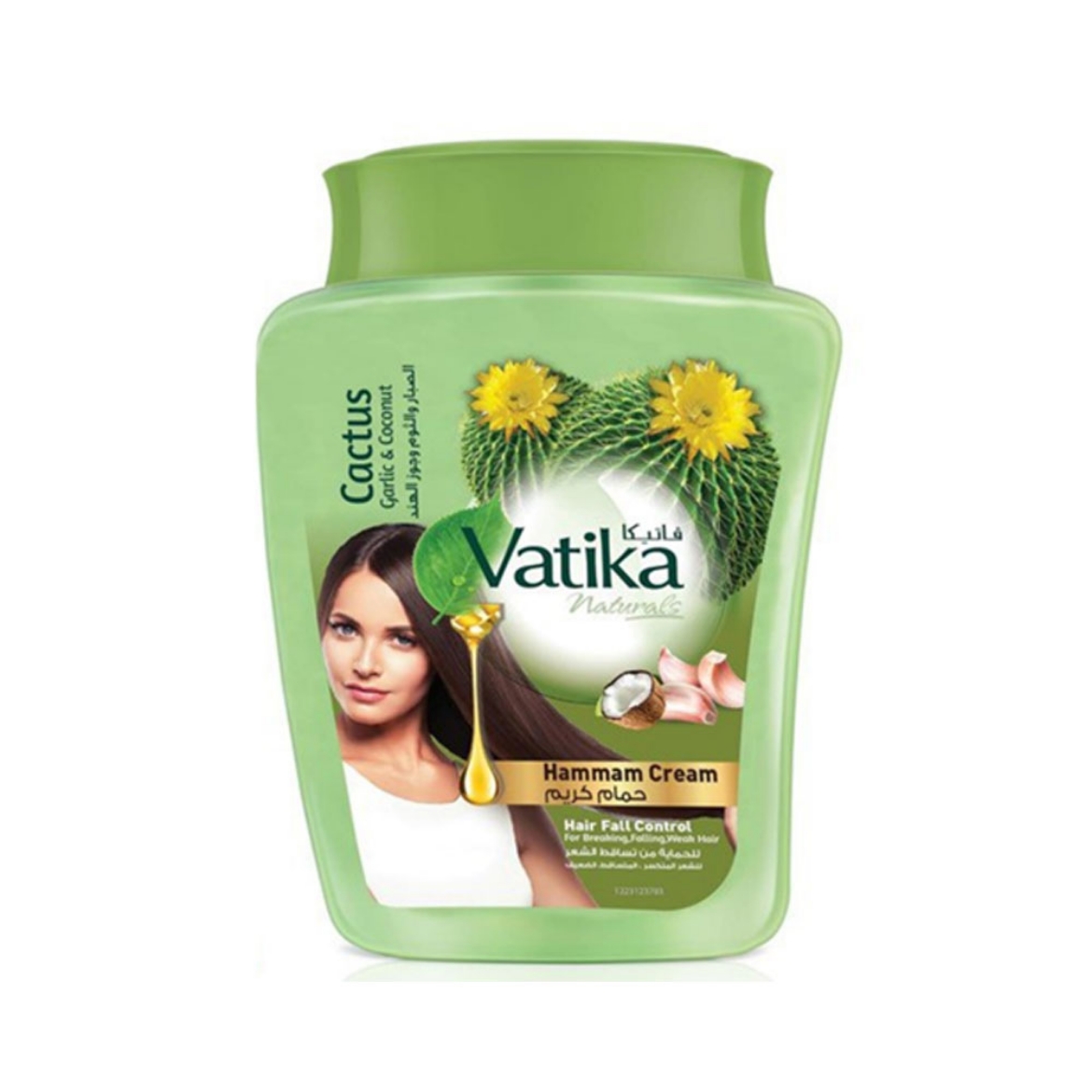 Picture of Vatika Bath Cream Aloe Vera, Garlic and Coconut 225g