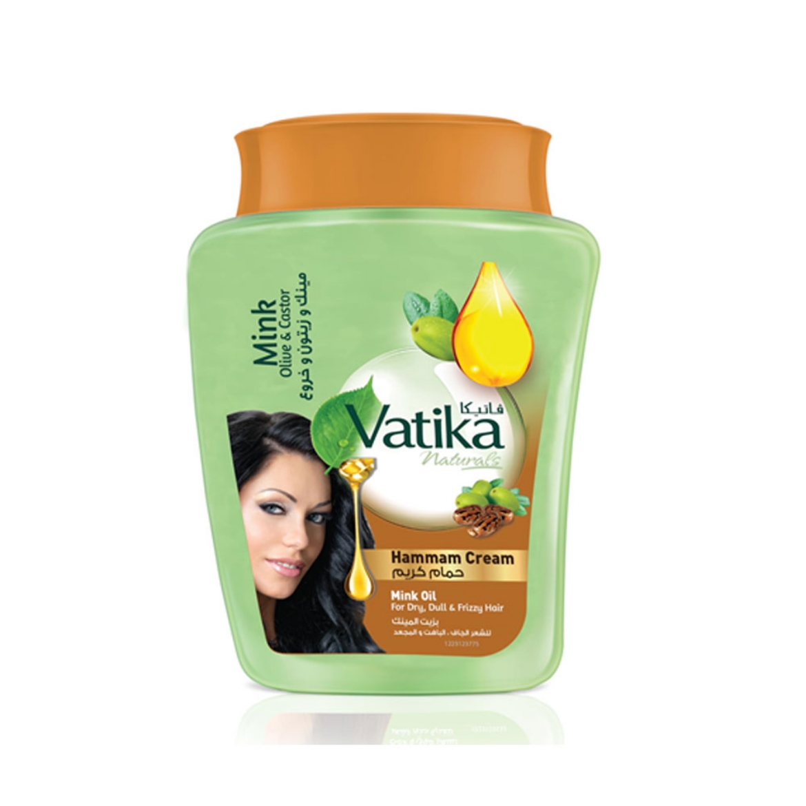 Picture of Vatika bath cream mink, olive and castor 900 g