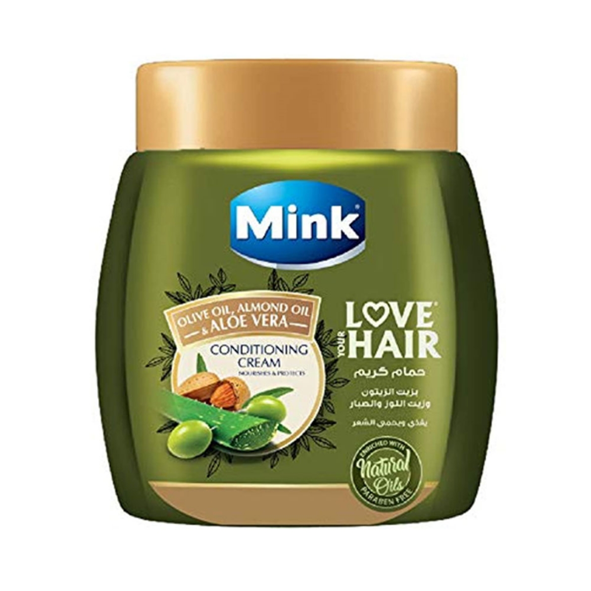 Picture of Mink bath cream with olive oil, almonds and aloe vera 400 ml