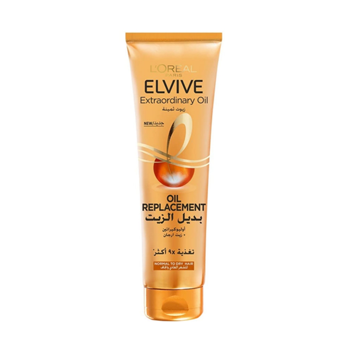 Picture of Elvive oil replacement with golden argan oil for normal and dry hair, 300 ml