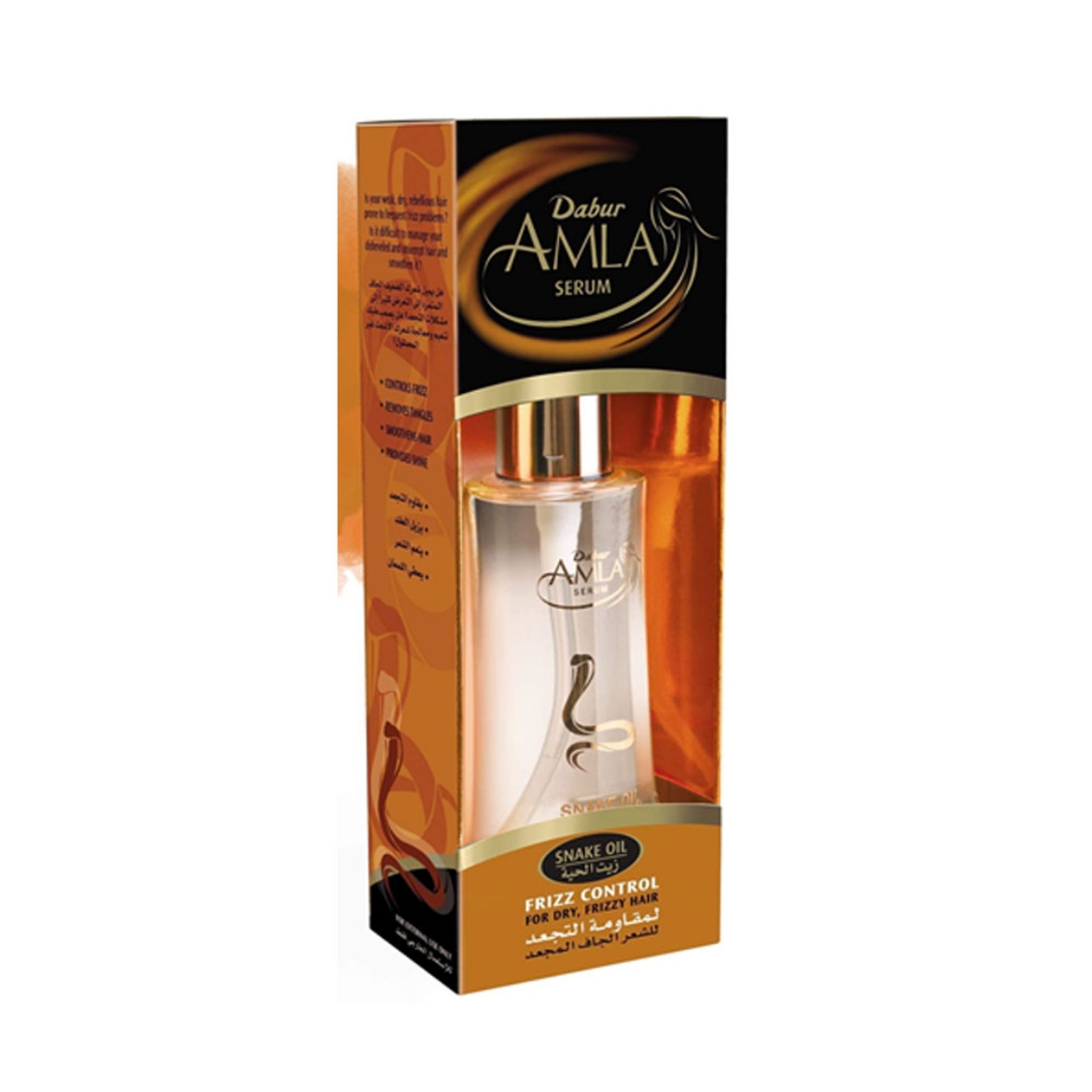 Picture of Dabur Amla Anti-Frizz Serum Snake Oil for Dry, Frizzy Hair 50 ml