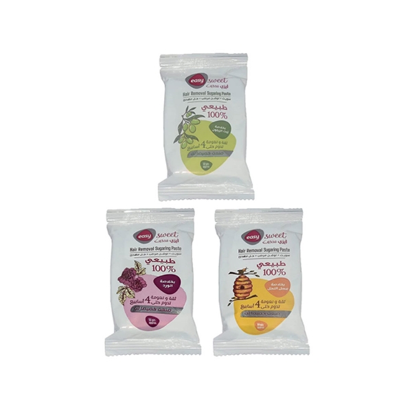Show details for Easy Care Sweet hair removal with roses, 3 pieces, Sweet (width), 90 gm Picture of Easy Care Sweet hair removal with roses, 3 pieces, Sweet (width), 90 gm