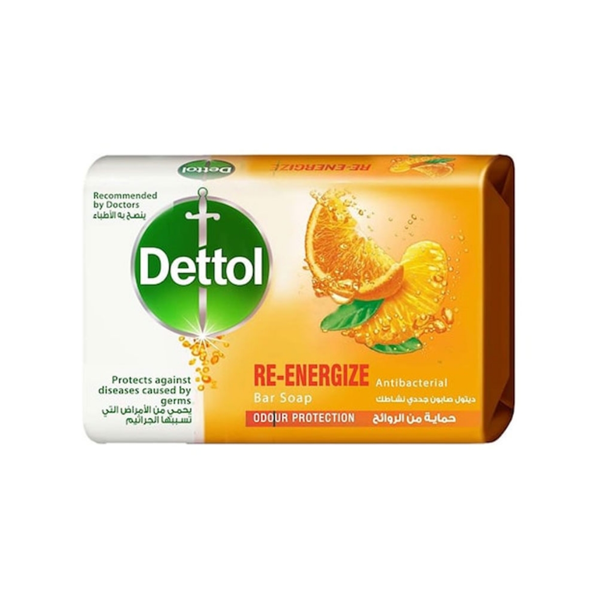 Picture of Dettol hand sanitizer soap with Mandoline fragrance, protection from germs, 115 g