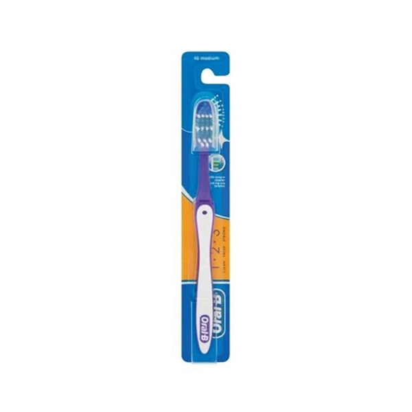 Show details for Oral-B toothbrush, size 40, medium Picture of Oral-B toothbrush, size 40, medium