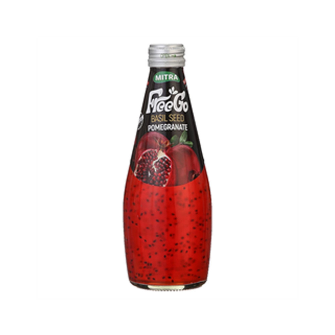 Picture of Free Go Basil Seeds Drink, Pomegranate Flavor, 290 ml