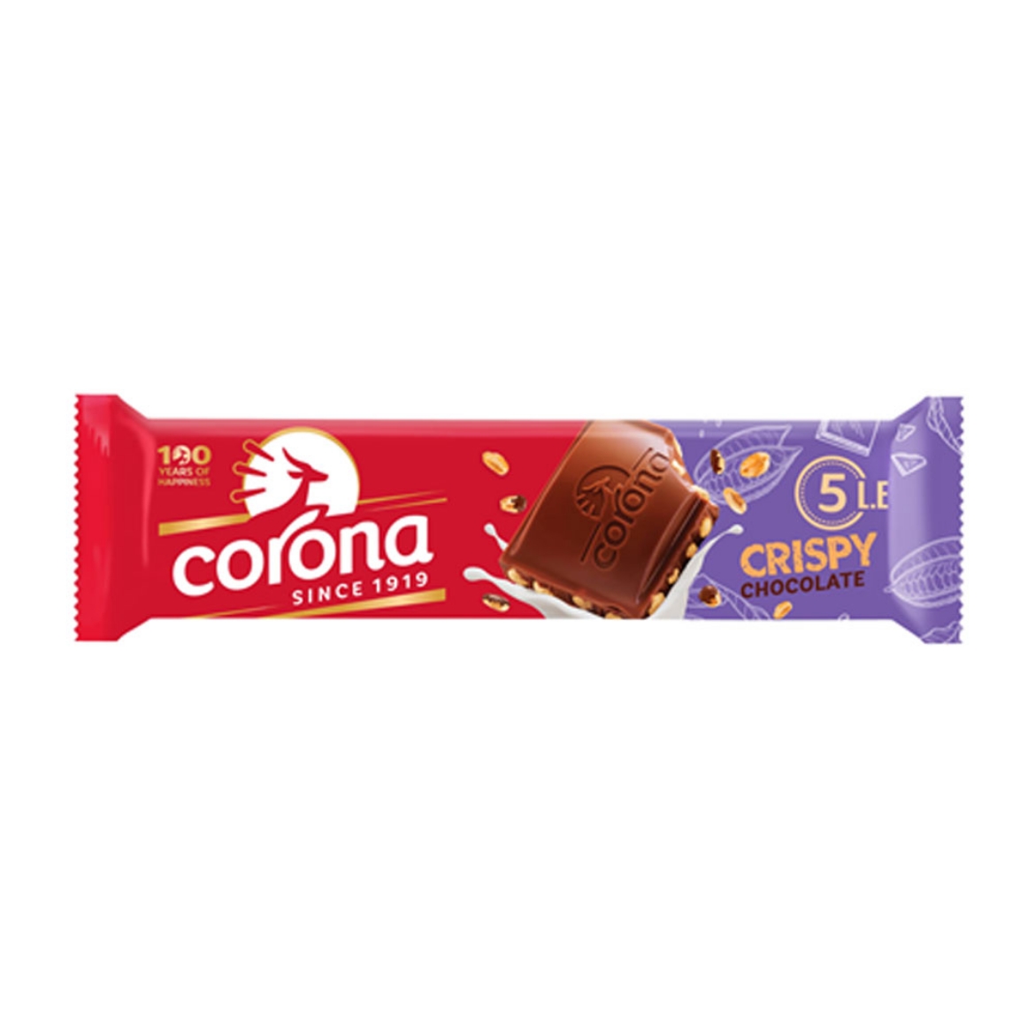 Picture of Corona chocolate with crispy, medium,