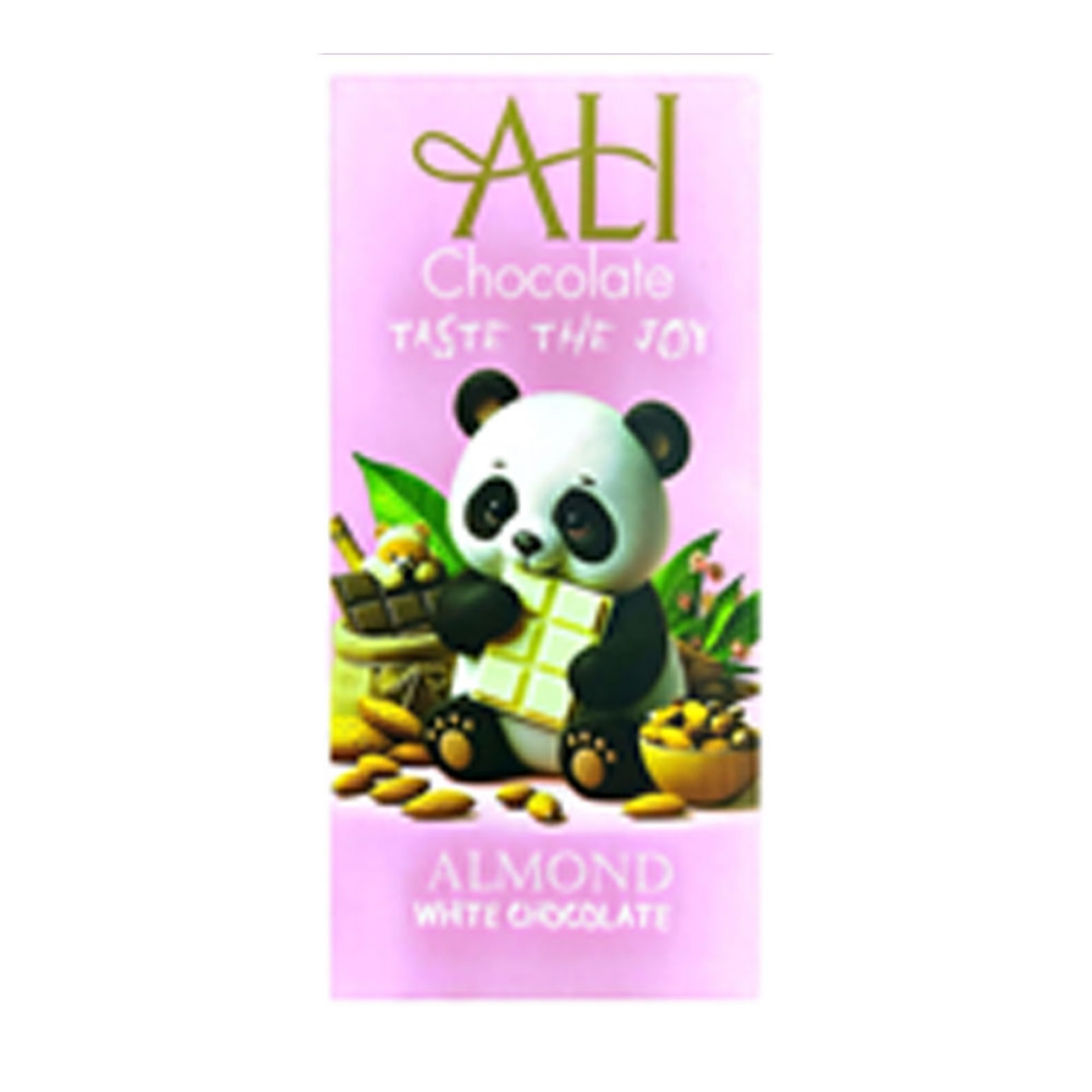 Picture of Ali white chocolate with almonds 80g