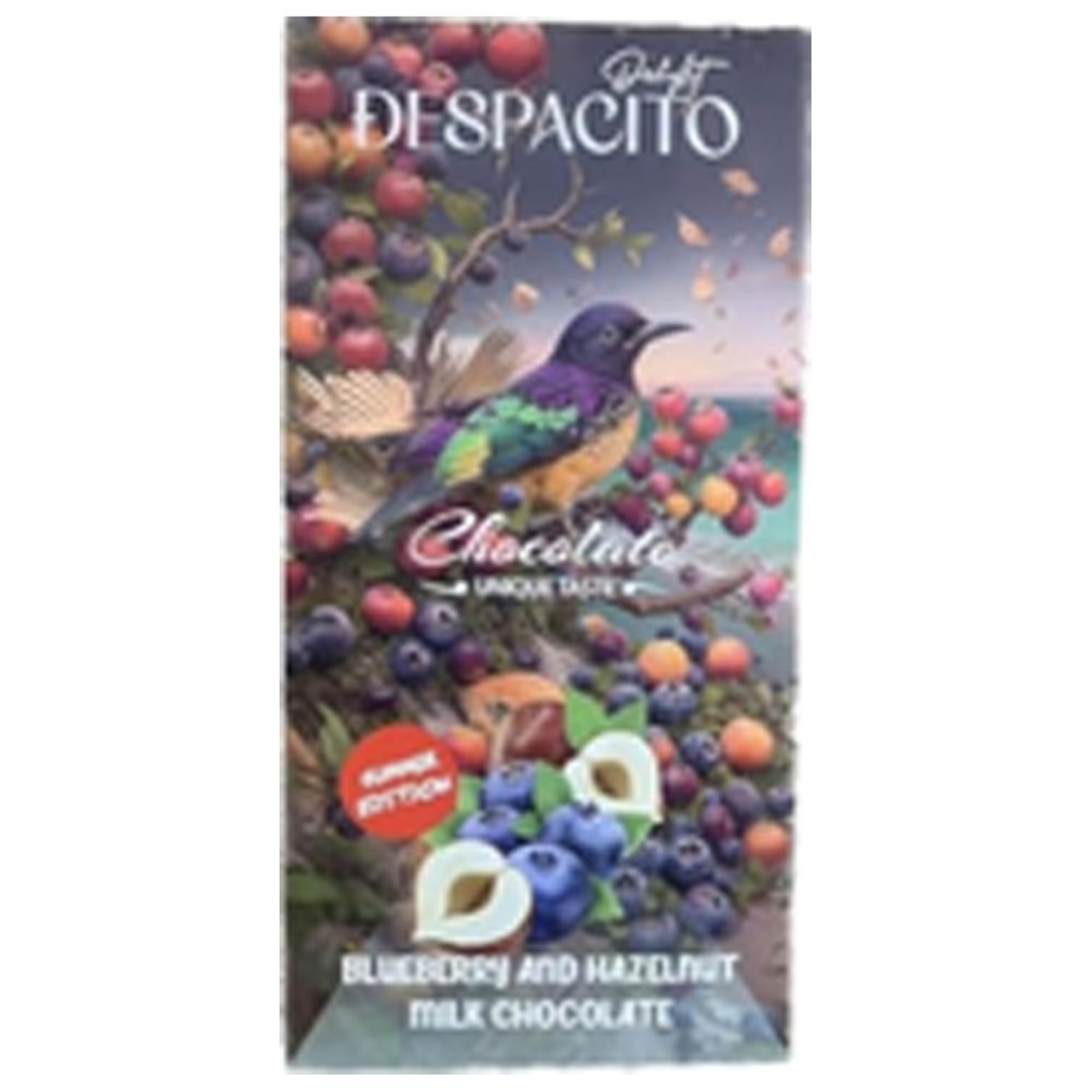 Picture of Despacito chocolate blueberry and hazelnut 80g