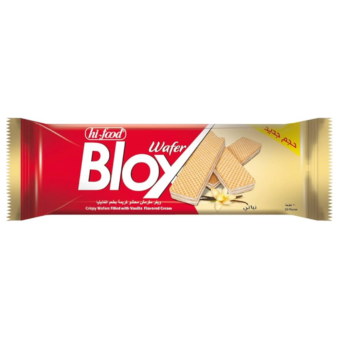 Picture of Blox crispy wafer biscuits stuffed with vanilla cream, 60 g