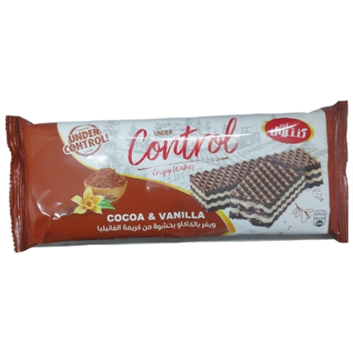 Picture of Under control vanilla wafer biscuits with milk cream, 8 pieces