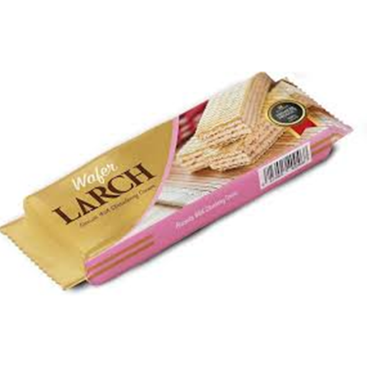 Picture of L'Arche wafer biscuits filled with strawberry flavored cream, 55 g