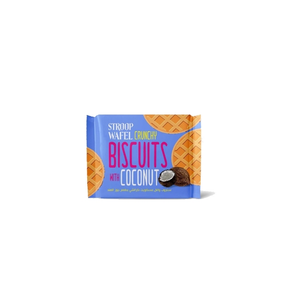 Show details for Stroopwafel  Biscuits Coconut - 30g Picture of Stroopwafel  Biscuits Coconut - 30g