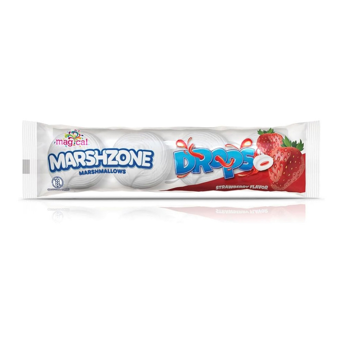 Picture of Magical Marshmallow Drops Strawberry 20g